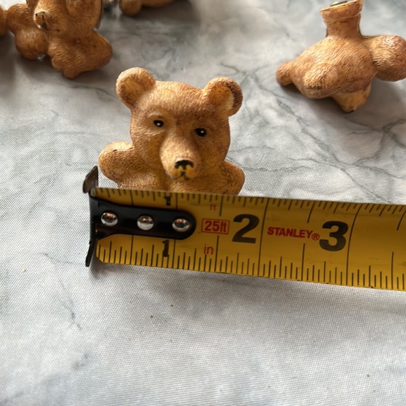 NINE Ceramic BEAR Drawer Pulls - Picture 4 of 9